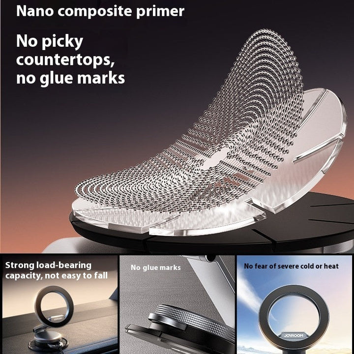 The Ultimate Convenience: Adhesive Magnetic Folding Car Phone Holder