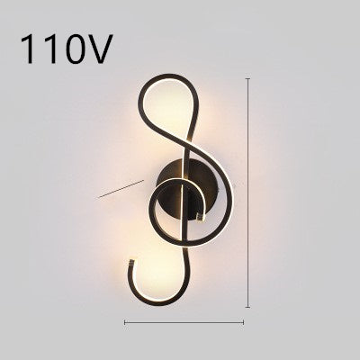 led wall lamp nordic minimalist bedroom