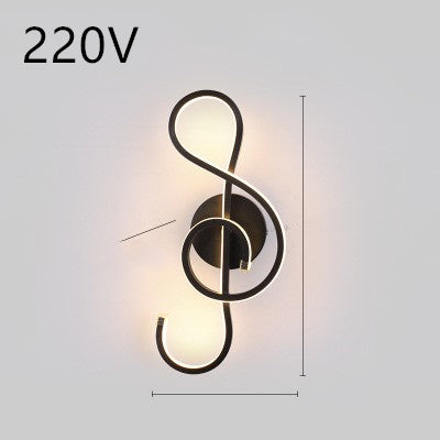 led wall lamp nordic minimalist bedroom