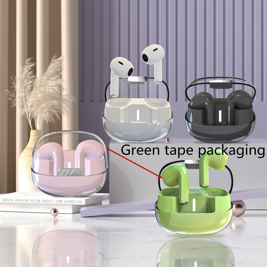 Bluetooth Headset True Wireless Noise Reduction