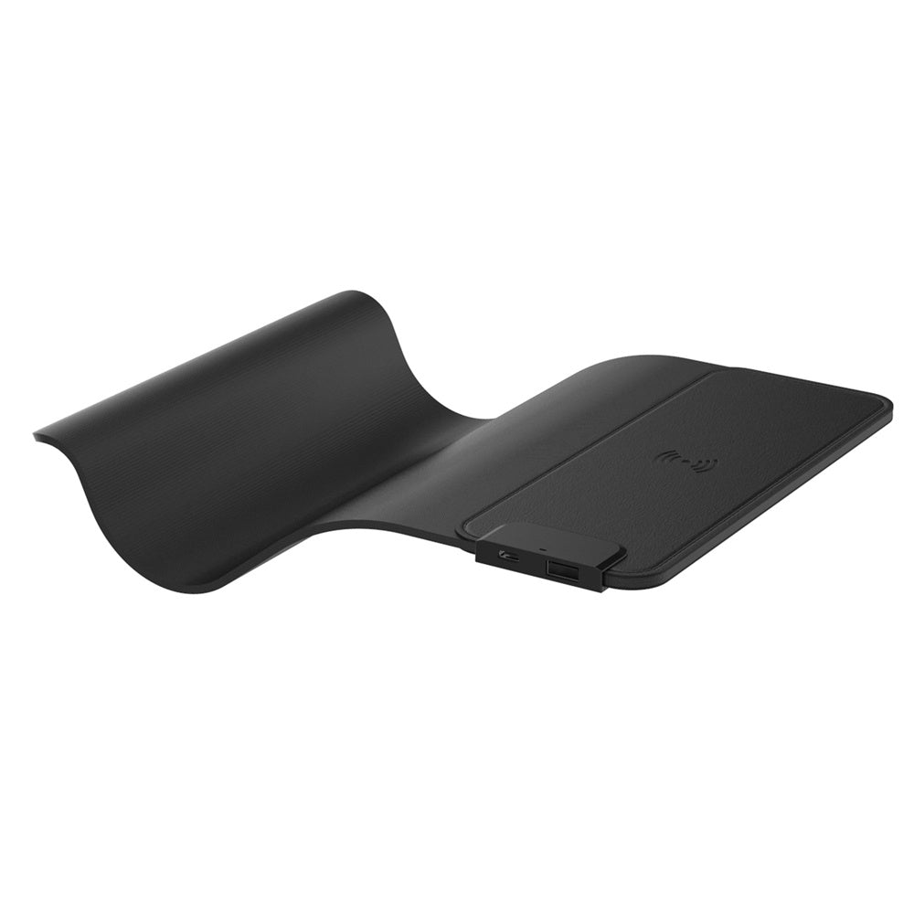 Wireless Charging Mouse Pad Leather Case