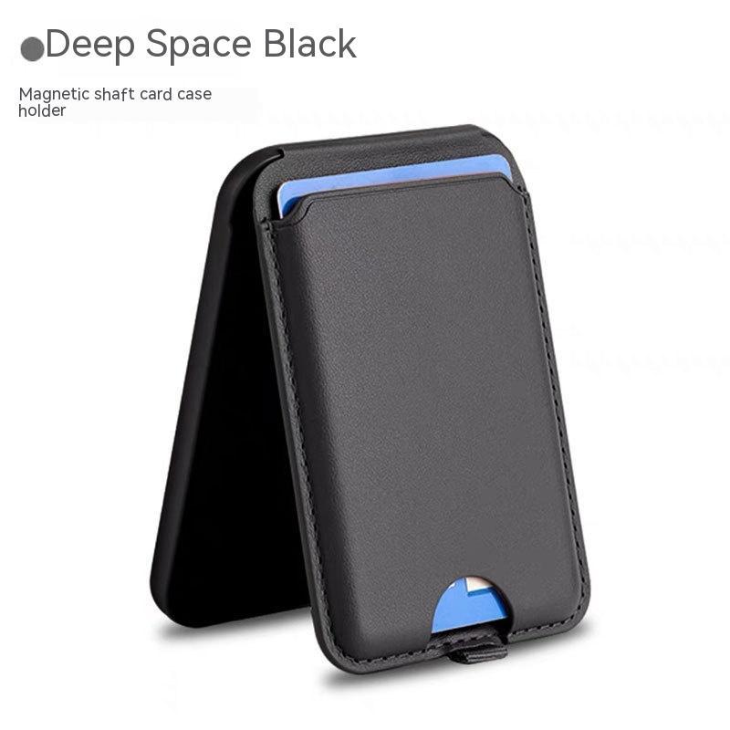 Mobile Phone Magnetic Card Holder Folding Rotating Bracket