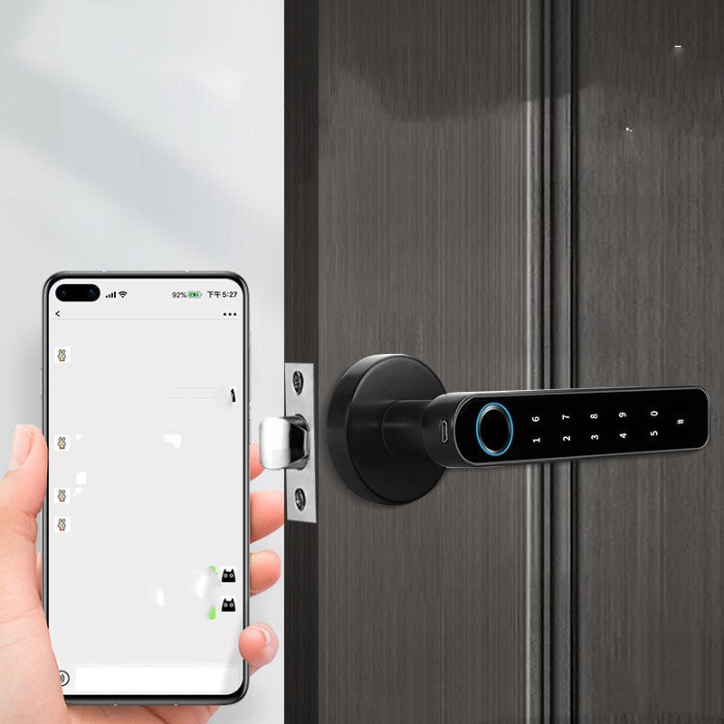 Wooden Door Fingerprint Lock Bluetooth Lock