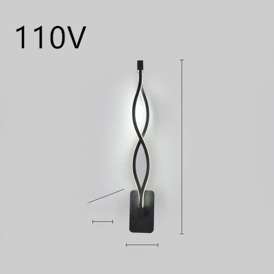 led wall lamp nordic minimalist bedroom