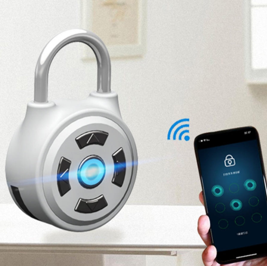 Smart padlock direction button password lock