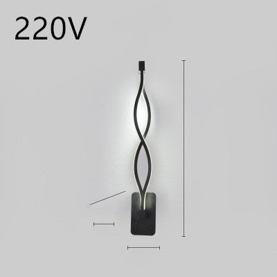 led wall lamp nordic minimalist bedroom