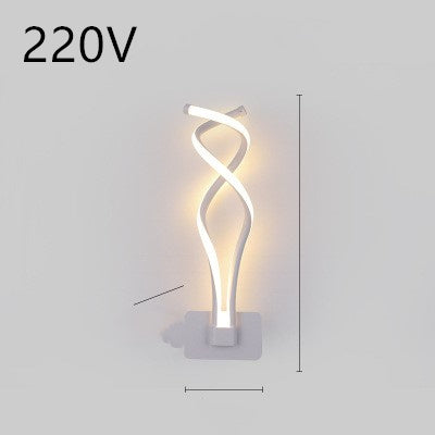 led wall lamp nordic minimalist bedroom