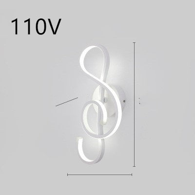 led wall lamp nordic minimalist bedroom