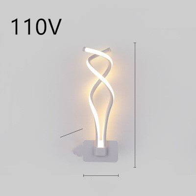 led wall lamp nordic minimalist bedroom