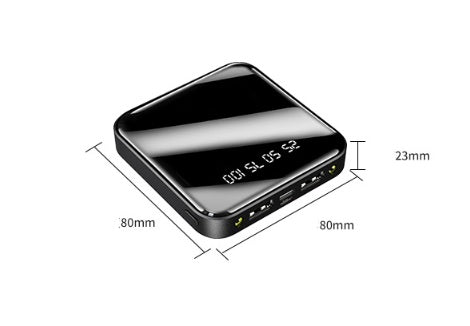 Mirror Digital Display Power Bank