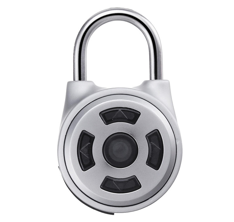 Smart padlock direction button password lock