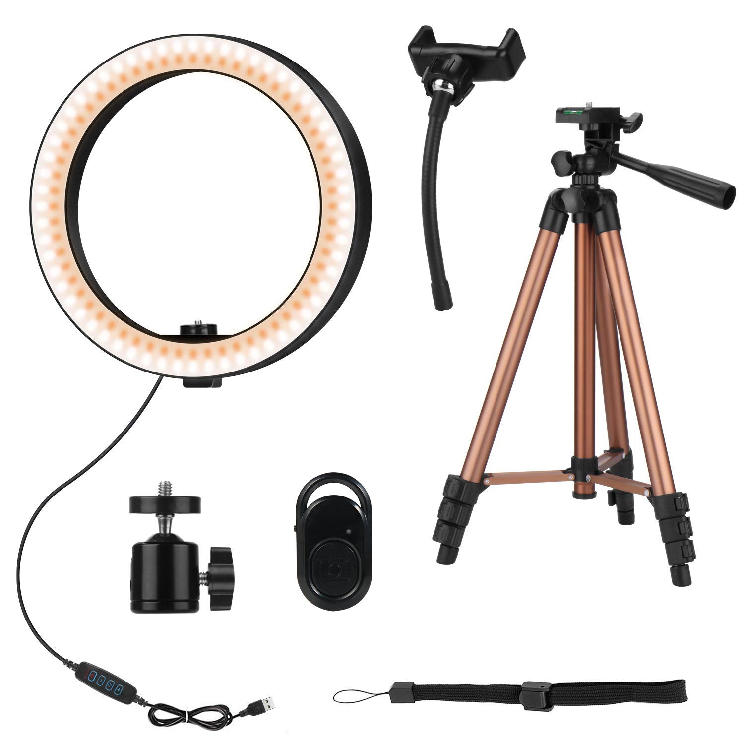 Fill light desktop ring light tripod