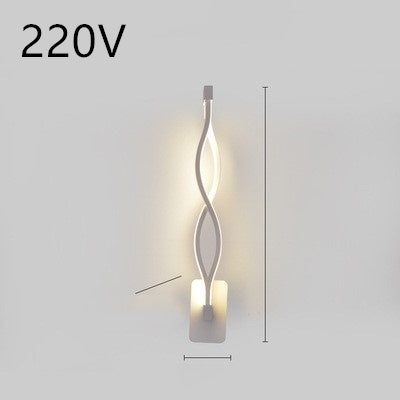 led wall lamp nordic minimalist bedroom