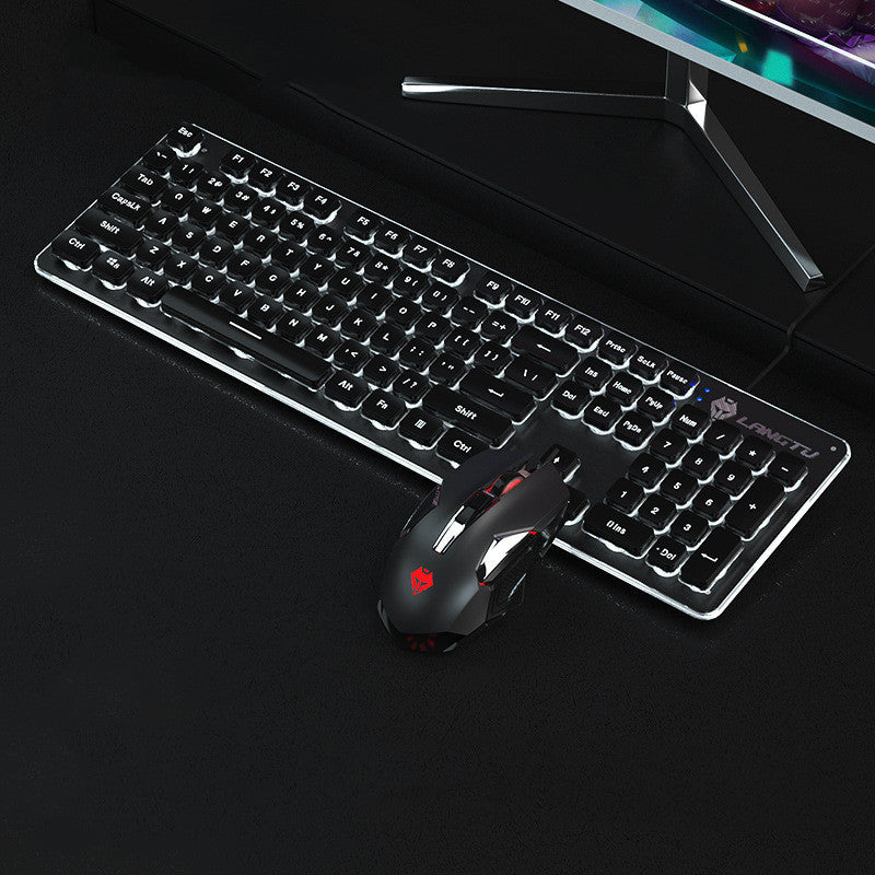 Wired Film Luminous USB Home Office Computer Gaming Keyboard