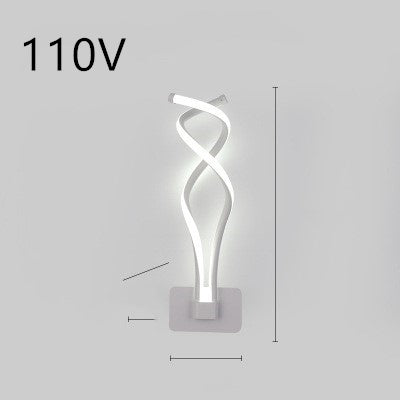 led wall lamp nordic minimalist bedroom