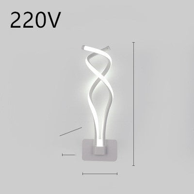 led wall lamp nordic minimalist bedroom