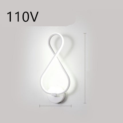 led wall lamp nordic minimalist bedroom