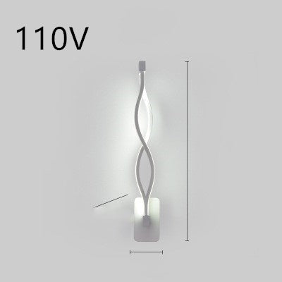 led wall lamp nordic minimalist bedroom