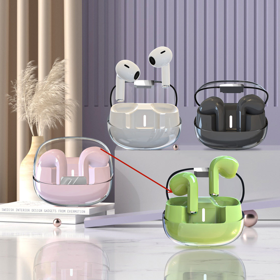 Bluetooth Headset True Wireless Noise Reduction